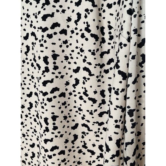 Melloday Pullover Blouse Elastic Cuff Poet Sleeves size Medium Workwear - Picture 2 of 5